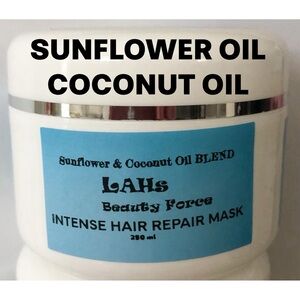 SUNFLOWER & COCONUT  Oil Hair Mask- LAHs Beauty Force